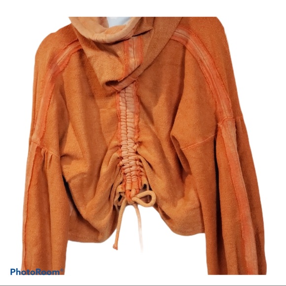 Free People Half Court hoodie cropped SweatShirt - Picture 4 of 9